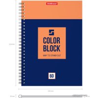 Набор тетрадей Erich Krause Color Block 60 л клетка 060250160-49680 (5 шт)