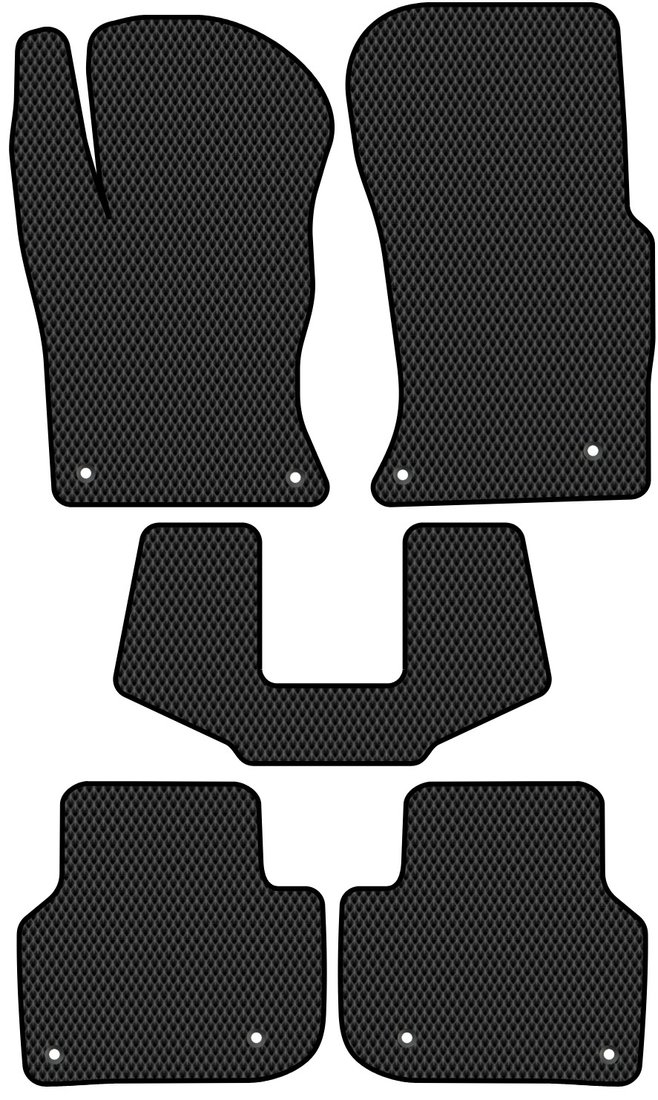 

Комплект ковриков для авто Alicosta Jaguar XF II (седан, cедан / CC9) 2015 - Н.В. (черный, ромб)