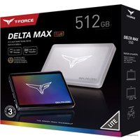 SSD Team T-Force Delta Max RGB Lite White Edition 512GB T253TM512G0C425
