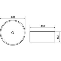 Умывальник Roxen Debba 570115