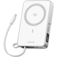 Внешний аккумулятор Ugreen MagFlow PB773 10000mAh (белый)
