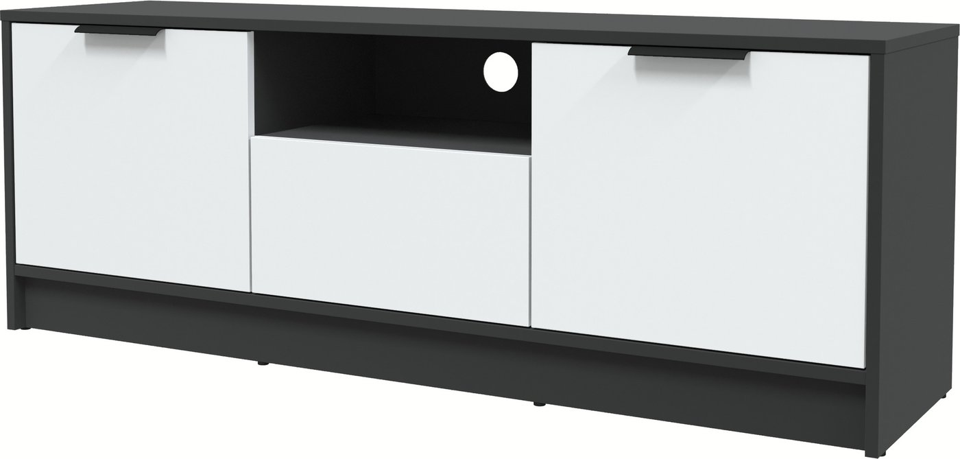 

Тумба Интерлиния ТВ Концепт КТ-ТВ3-50 (белый платинум/антрацит)