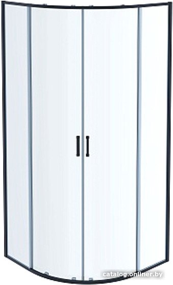 Душевой уголок Aquatek 80x200 AQ ARI RO 08020BL (черный/прозрачное стекло)