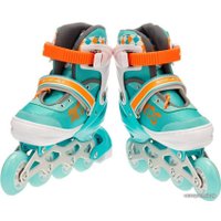 Роликовые коньки Favorit 1188SET-L-TB (р. 38-41, бирюзовый)