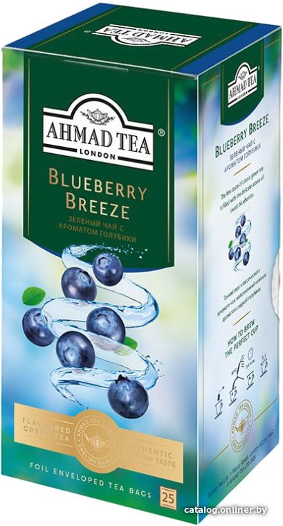 Зеленый чай Ahmad Tea Blueberry Breeze 25 шт