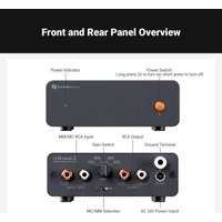 MM/MC фонокорректор Fosi Audio Box X5