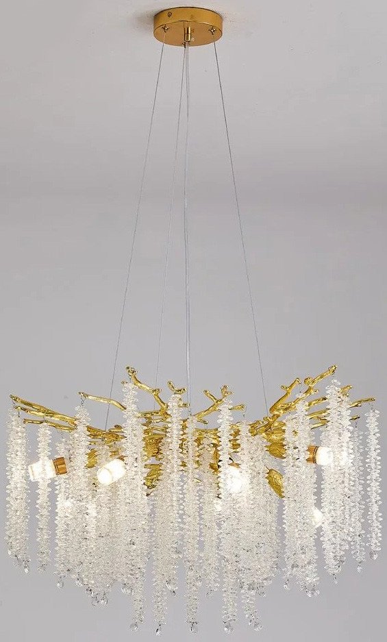 

Подвесная люстра Estares Roxana 65 E14х8 R-600x1200-GOLD/CRYSTAL-220-IP20