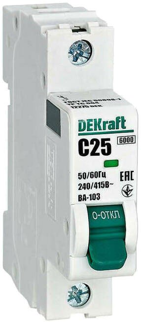 Выключатель автоматический DEKraft 12275DEK