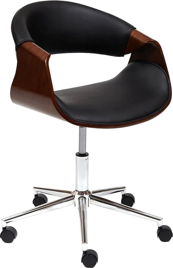 

Офисное кресло TetChair Bend (орех/кожзам черный)