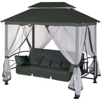 Садовые качели Удачная мебель Пальмира A31BL.T01 (зеленый)