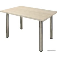 Кухонный стол Solt 120x80 (шимо светлый/ноги хром)