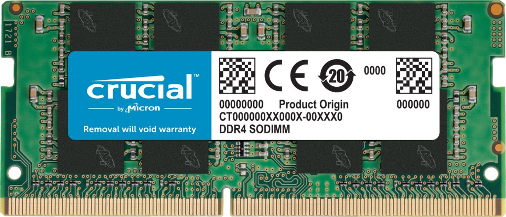 

Оперативная память Crucial 32GB DDR4 SODIMM PC4-21300 CT32G4SFD8266