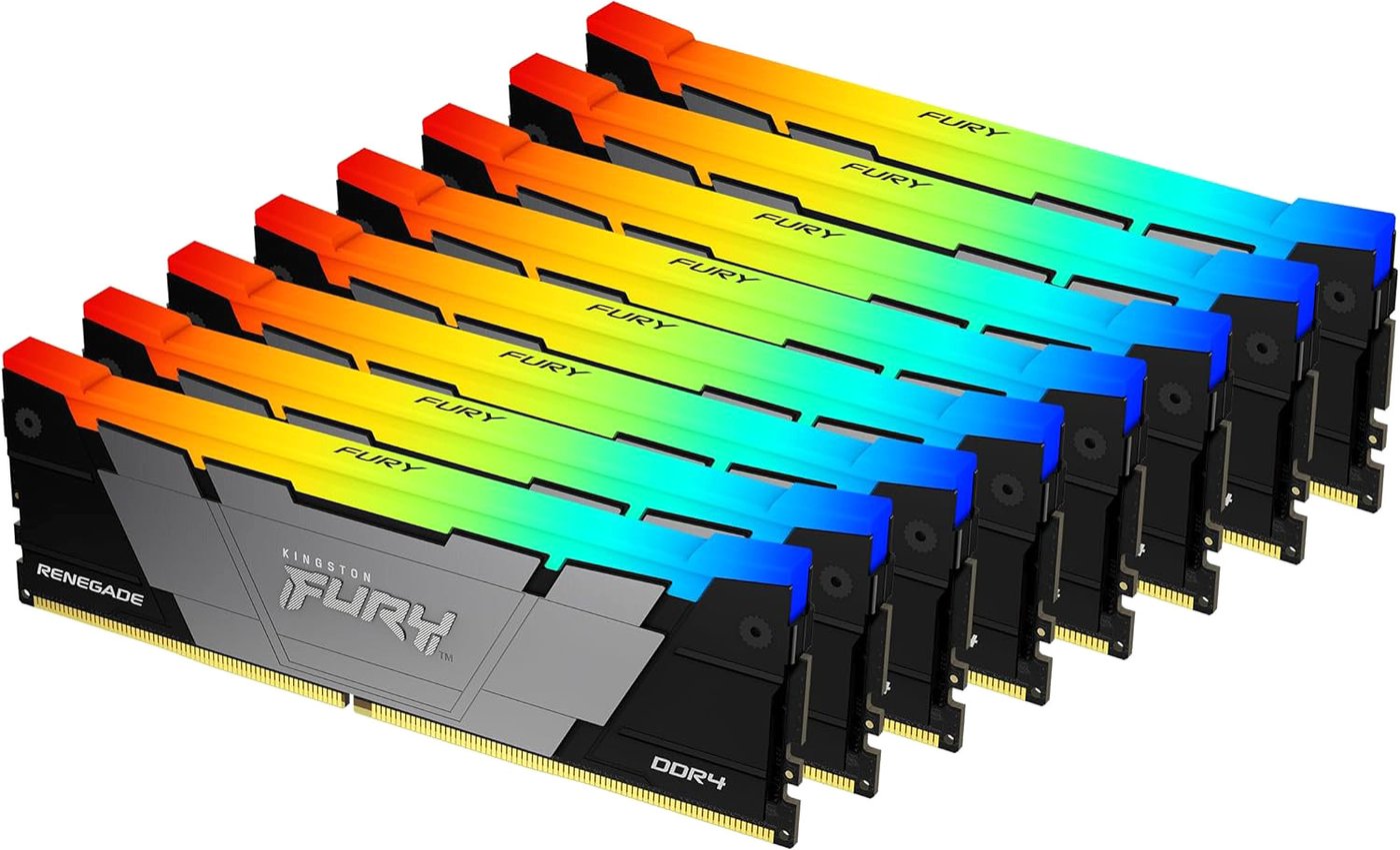 

Оперативная память Kingston FURY Renegade RGB 8x32ГБ DDR4 3200 МГц KF432C16RB2AK8/256