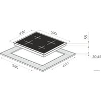 Варочная панель MAUNFELD EVCE.594-BK