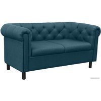 Диван Brioli Винчестер двухместный (J17/темно-синий)