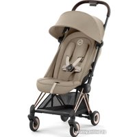 Коляска прогулочная «книга» Cybex Coya (cozy beige/rosegold frame)