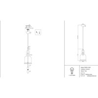 Подвесная люстра Maytoni Tone P002PL-01BZ