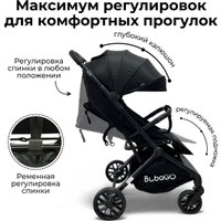 Коляска прогулочная «книга» Bubago Vox BG160-1 (черный)