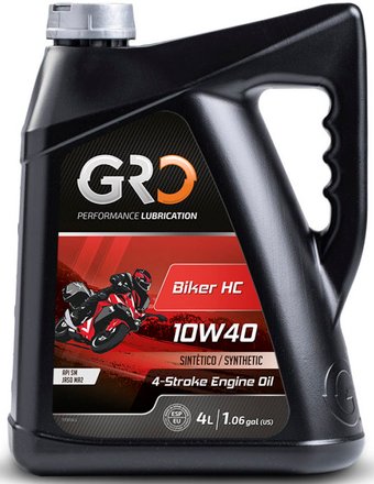 Моторное масло GRO Biker HC 10W-40 4л