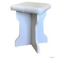 Табурет Анмикс ЛДСП (бодега/кожзам ваниль)