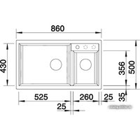 Кухонная мойка Blanco Metra 9 (антрацит) [513273]