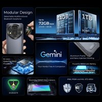Телефон Oukitel WP200 Pro 24GB/1TB (черный)