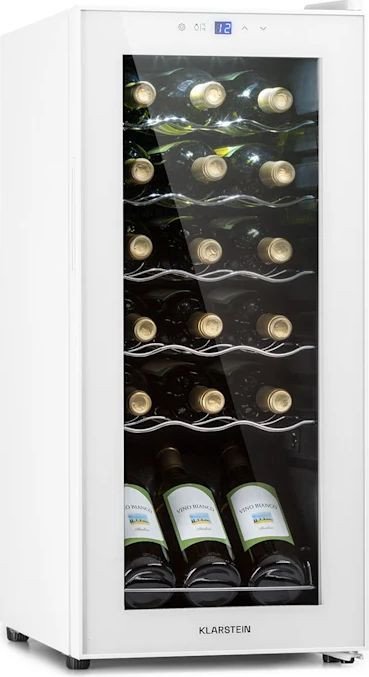 

Винный шкаф Klarstein Shiraz 18 Slim Uno (белый)