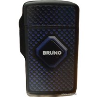 Зажигалка Bruno Jet Rubberized (графика, змеиная кожа, черный/синий)