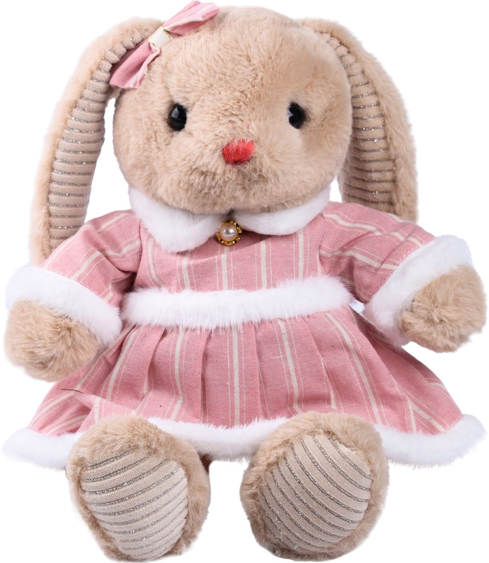 

Классическая игрушка Milo Toys Little Friend Зайка в розовом платье 9905645