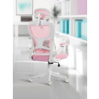 Офисное кресло King Style Fendi White (розовый)
