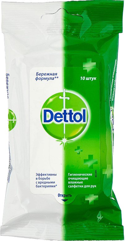 

Dettol Антибактериальные (10 шт)
