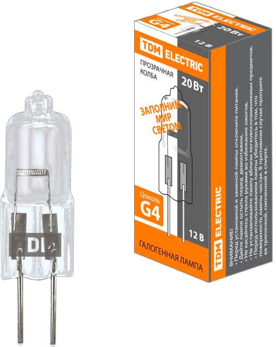 

Галогенная лампа TDM Electric JC-10 Вт-12В-G4 SQ0341-0044