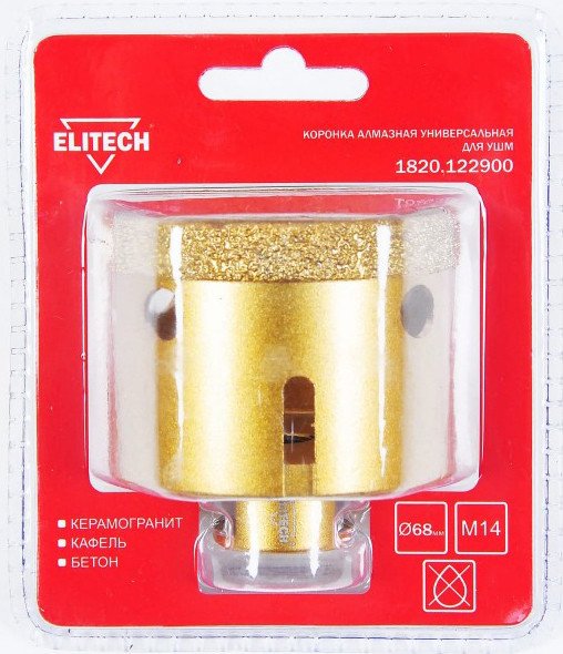 

Коронка ELITECH 1820.122900