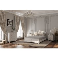 Комоды, тумбы Bravo Мебель Мэгги (белый снег/лак белый) в Гомеле