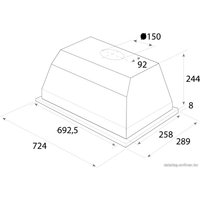 Кухонная вытяжка Jetair CA Extra 720 (PRF0005064)