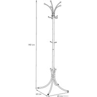 Вешалка для одежды ЗМИ Корона ВНП 366 (медный антик)