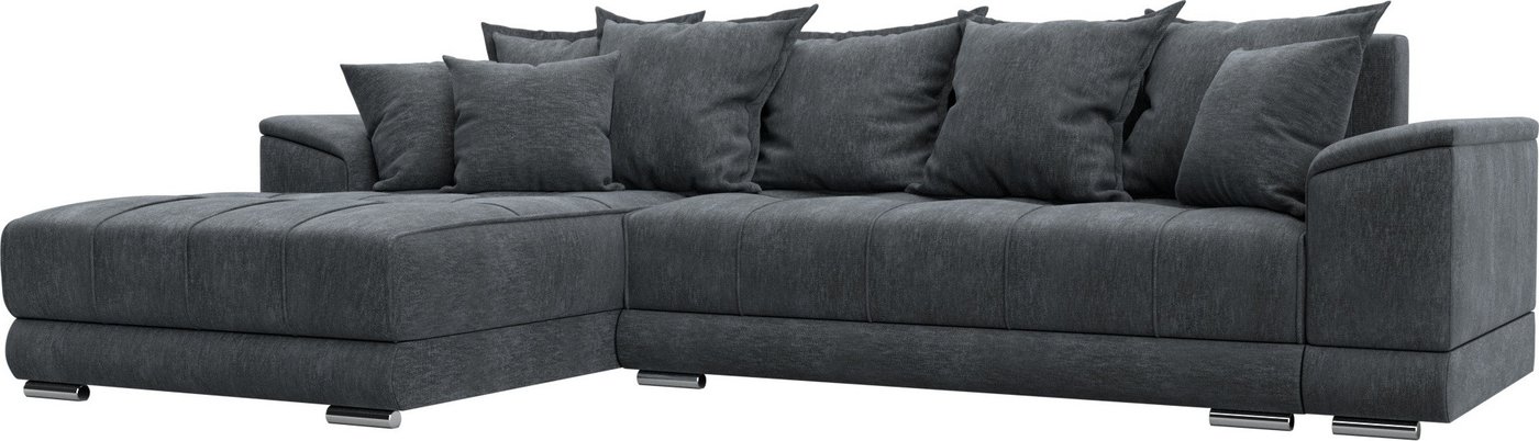 

Угловой диван Лига диванов НордСтар левый 122929L (рогожка амур серый)