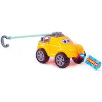 Игрушка-каталка Полесье Боби с ручкой 75007 (жёлтый)