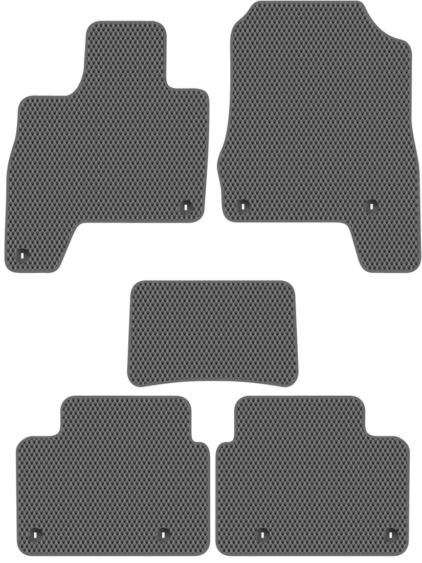 

Комплект ковриков для авто Alicosta Honda Clarity II (седан, гибрид / ZC5,ZC4) 2015 - Н.В. (серый, ромб)