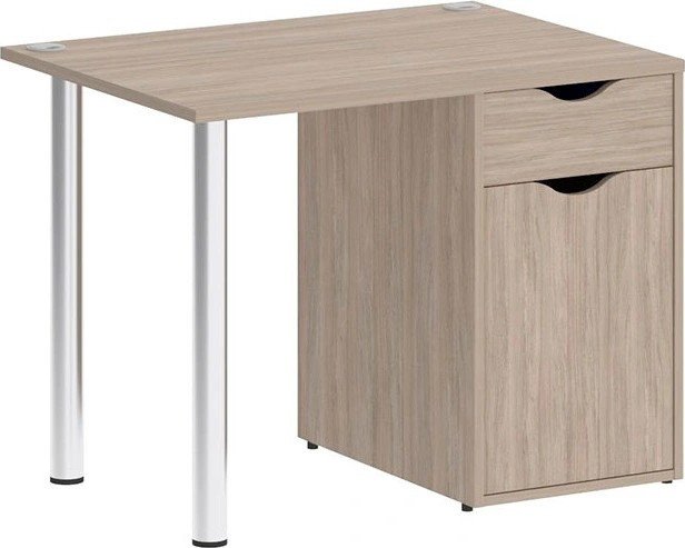 

Стол Riva Home Office VR.SP-3-98.1 Silver (дуб аттик)