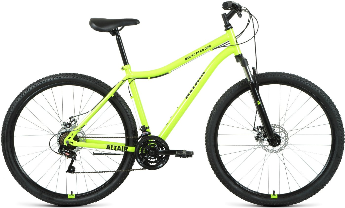 

Велосипед Altair MTB HT 29 2.0 disc р.19 2021 (ярко-зеленый)