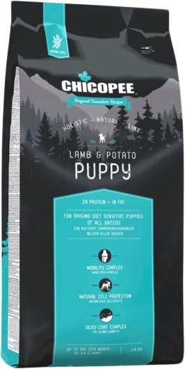 

Сухой корм для собак Chicopee HNL Puppy Lamb & Potato (ягненок с картофелем) 2 кг