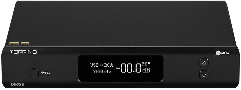 

Цифро-аналоговый преобразователь Topping D90SE MQA (черный)