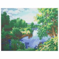 Алмазная мозаика  Остров Сокровищ На берегу реки 662407