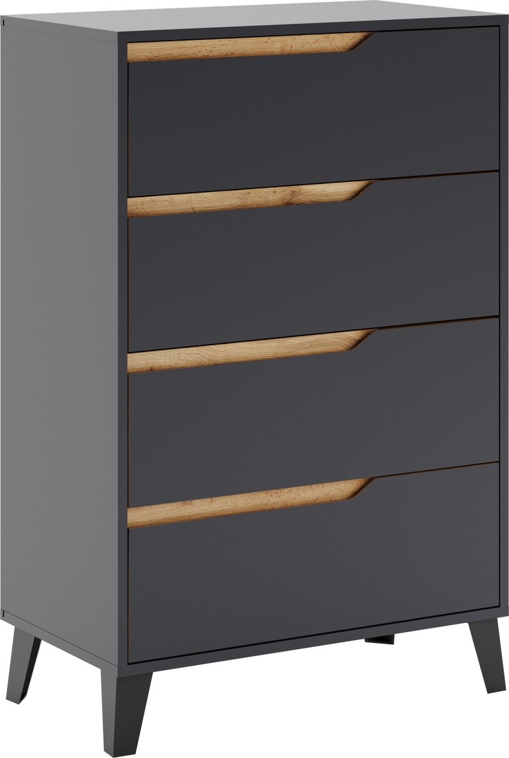 

Комод ЭлиГард Eyva 4S (графит)