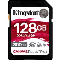 Карта памяти Kingston Canvas React Plus SDXC 128GB