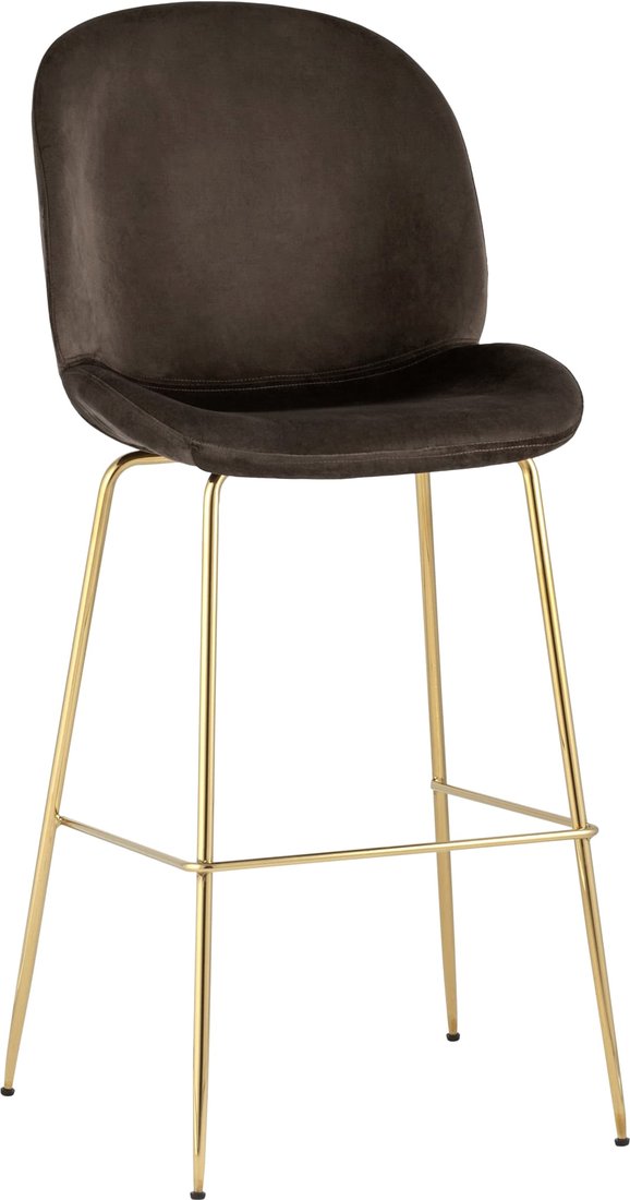 

Стул Stool Group Beetle со спинкой барный (коричневый)