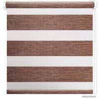 Шторы день-ночь АС МАРТ Вудэн 85x160 (кофейный)