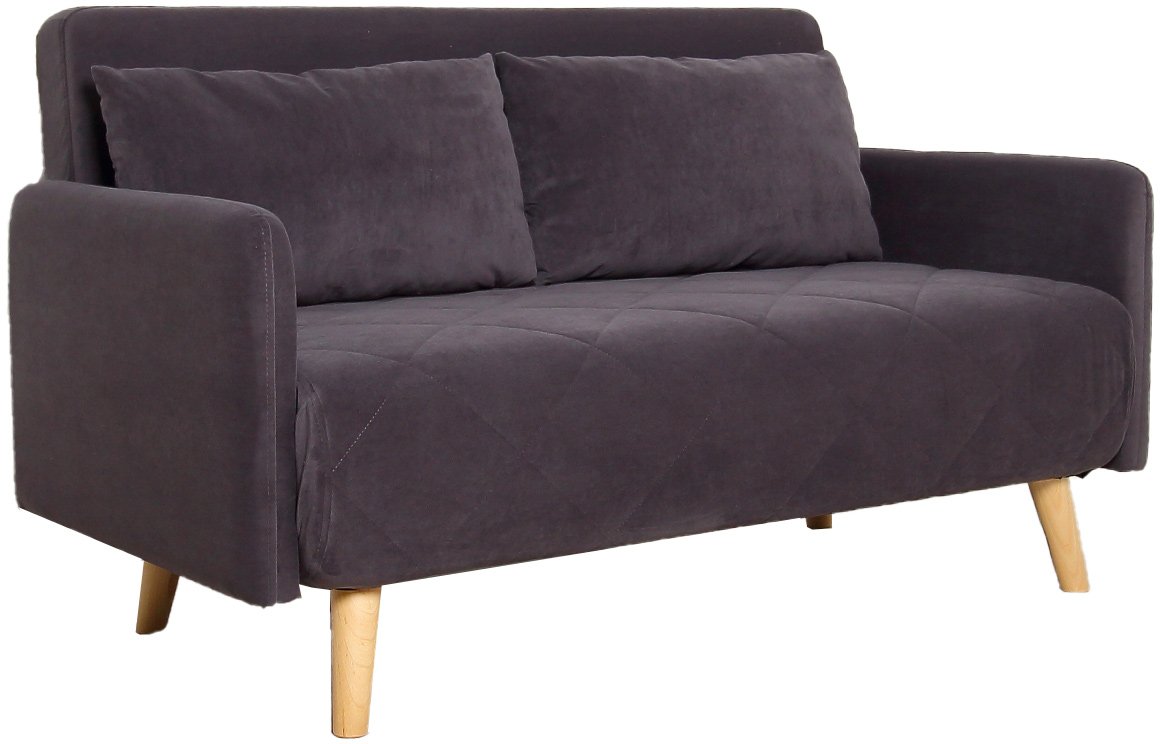 

Диван DiArt Элли 1100 с подлокотниками (велюр Магия 57/ножки светлые)