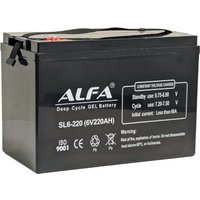 Тяговый аккумулятор ALFA 6V-220Ah(C20) L+ (220 А·ч)